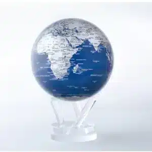 Mova Globe Blue und Silver 6 "