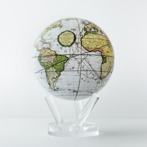 Mova Globe Cassini Antique White 6"