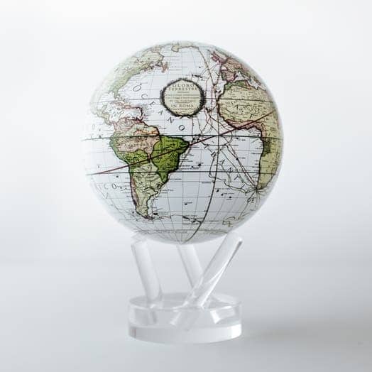 MOVA Globe Cassini Antique Terrestrial White