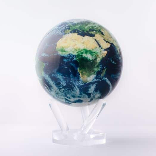 Mova Globe Erde mit Wolken 6 "