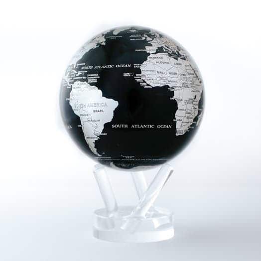 Black and Silver MOVA Globe