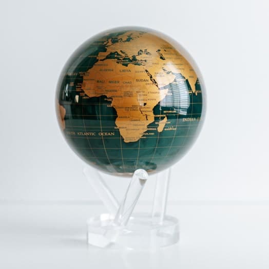 MOVA Globe Green and Gold